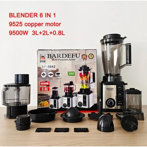 BARDEFU 6in1 Heavy Duty High Power Blender