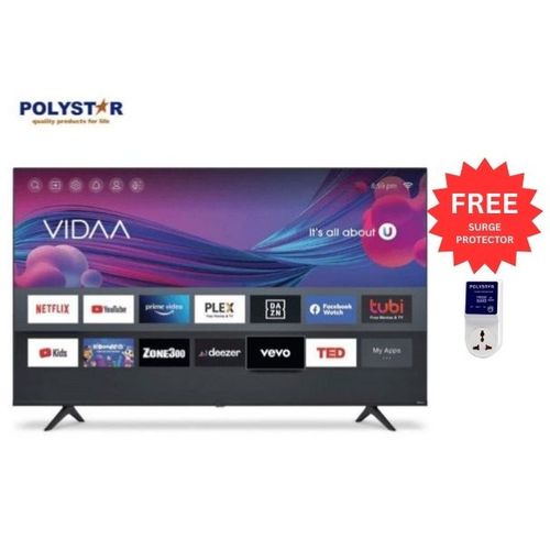 Polystar 43" inch Flat Screen Smart 4k Full HD TV